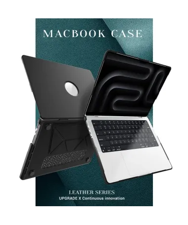 Coque MacBook Pro 14 (2024)/(2023)/(2021) Rigide avec Support Noir - photo 10