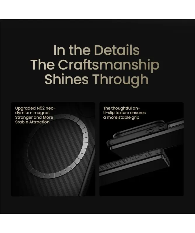 Coque Samsung Galaxy Z Fold 7 NILLKIN CarboProp fibre d'aramide et sup