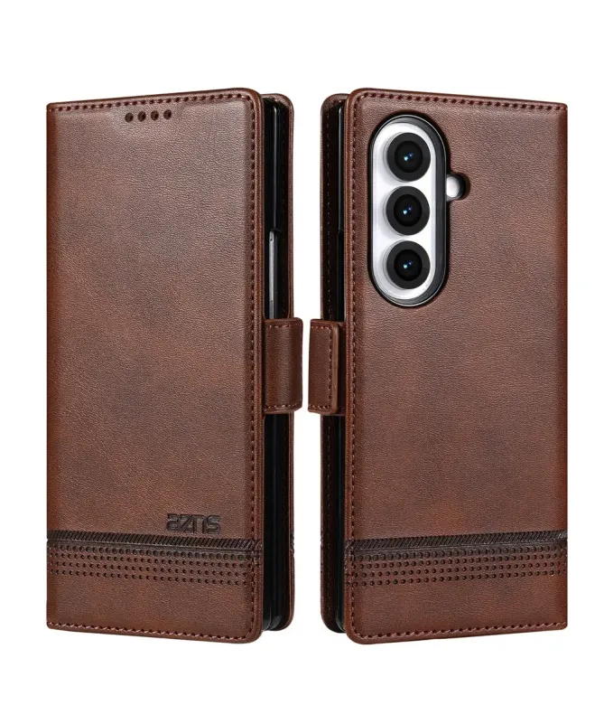 Étui Samsung Galaxy Z Fold 7 portefeuille AZNS simili cuir