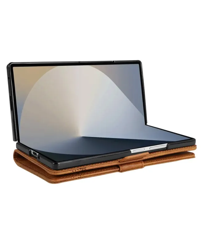 Étui Samsung Galaxy Z Fold 7 portefeuille AZNS simili cuir