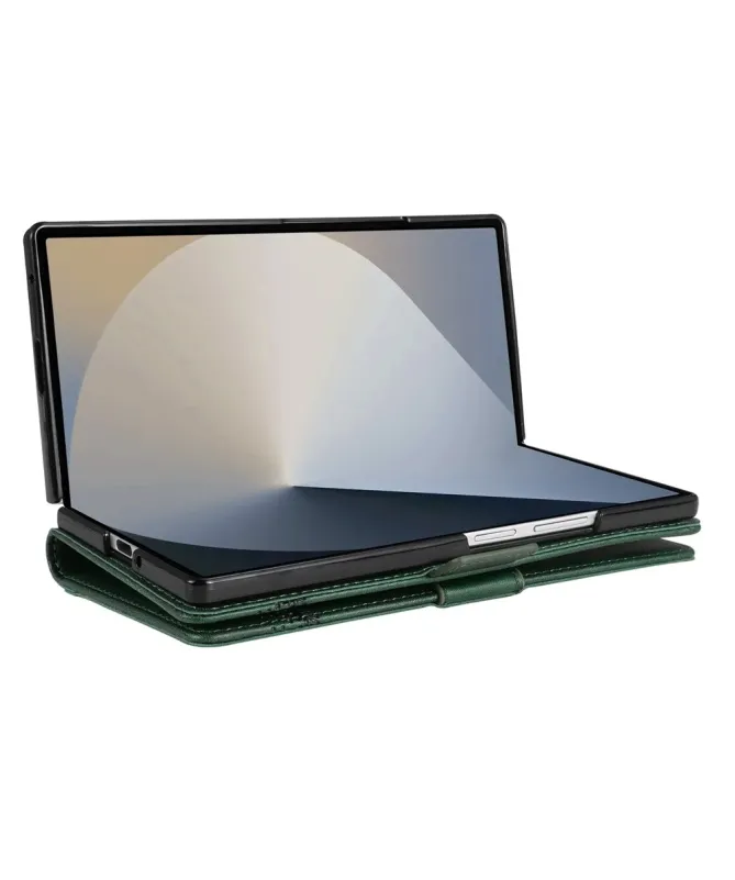 Étui Samsung Galaxy Z Fold 7 portefeuille AZNS simili cuir