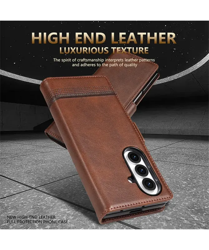 Étui Samsung Galaxy Z Fold 7 portefeuille AZNS simili cuir