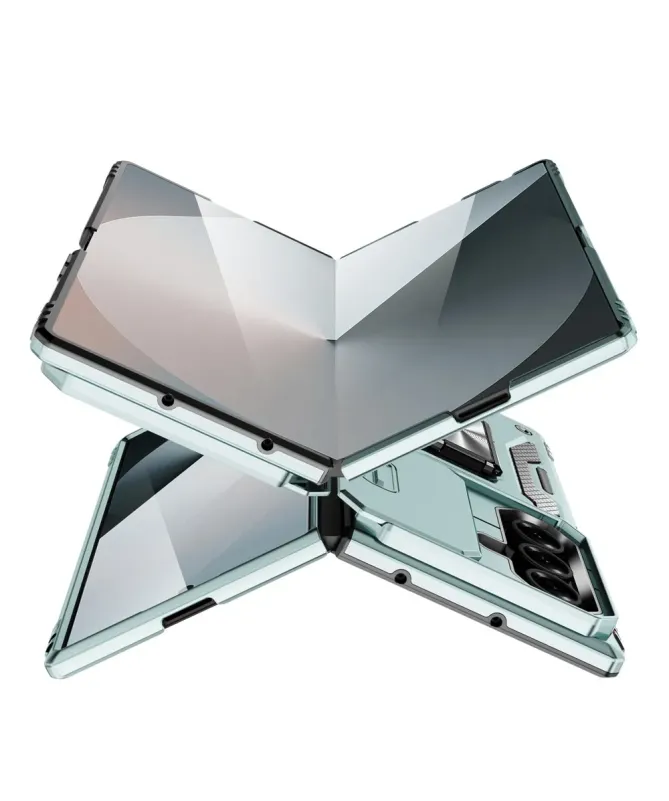 Coque Samsung Galaxy Z Fold 7 ARMOR avec support et cache caméra