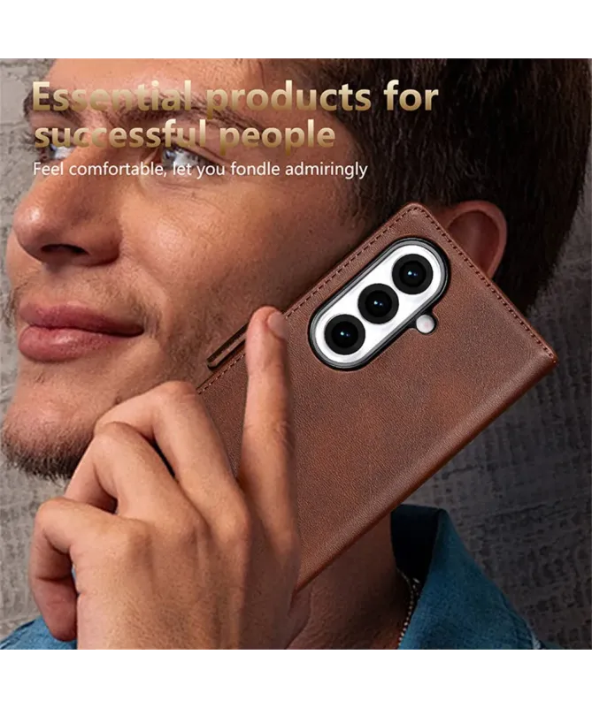 Étui Samsung Galaxy Z Fold 7 portefeuille AZNS simili cuir