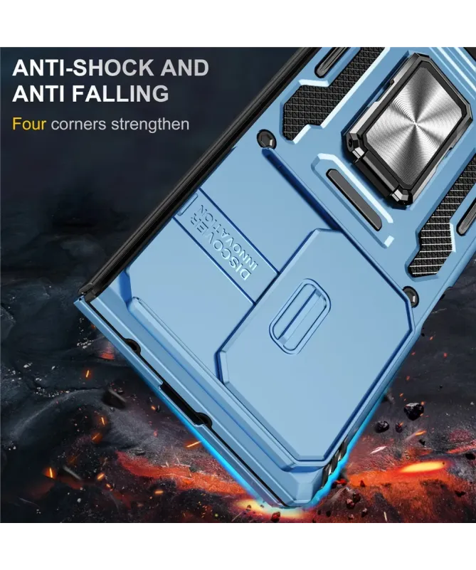 Coque Samsung Galaxy Z Fold 7 ARMOR avec support et cache caméra