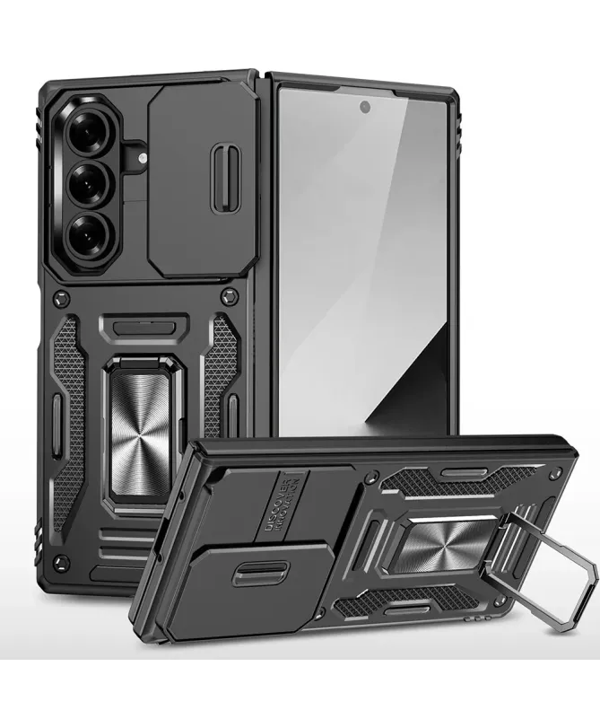 Coque Samsung Galaxy Z Fold 7 ARMOR avec support et cache caméra