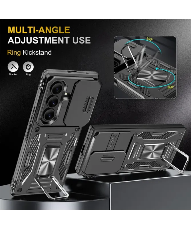 Coque Samsung Galaxy Z Fold 7 ARMOR avec support et cache caméra