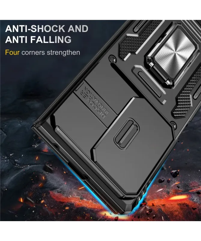 Coque Samsung Galaxy Z Fold 7 ARMOR avec support et cache caméra