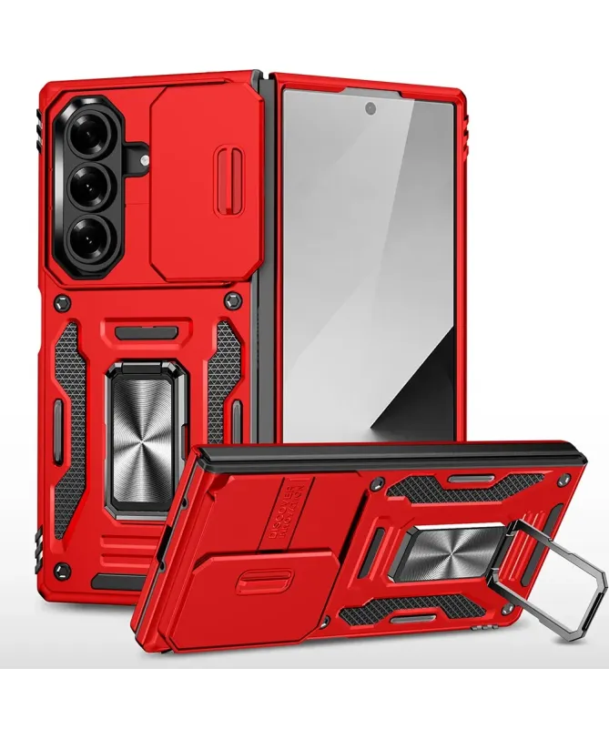 Coque Samsung Galaxy Z Fold 7 ARMOR avec support et cache caméra