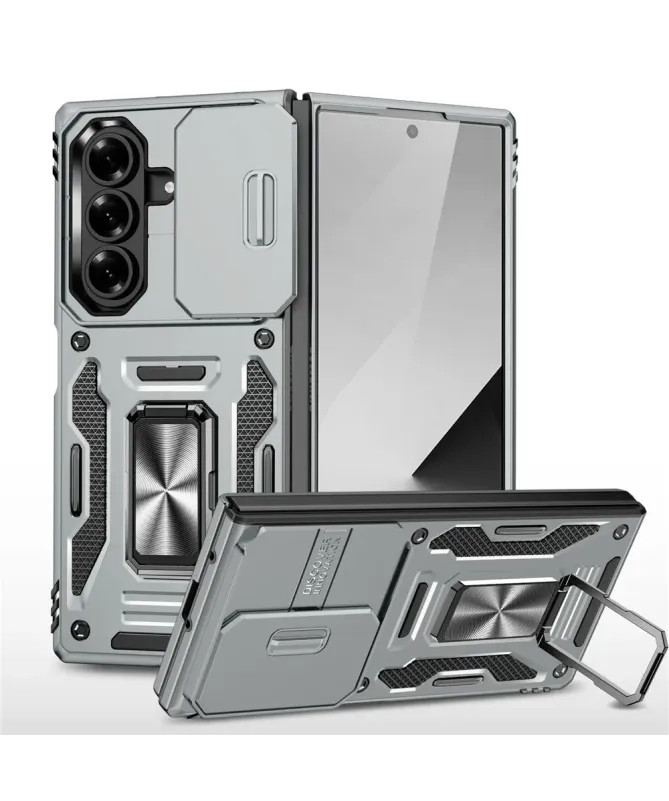 Coque Samsung Galaxy Z Fold 7 ARMOR avec support et cache caméra