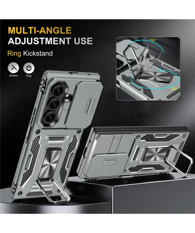 Coque Samsung Galaxy Z Fold 7 ARMOR avec support et cache caméra