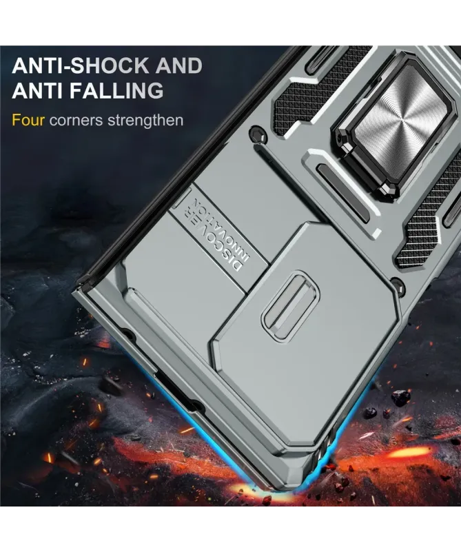Coque Samsung Galaxy Z Fold 7 ARMOR avec support et cache caméra