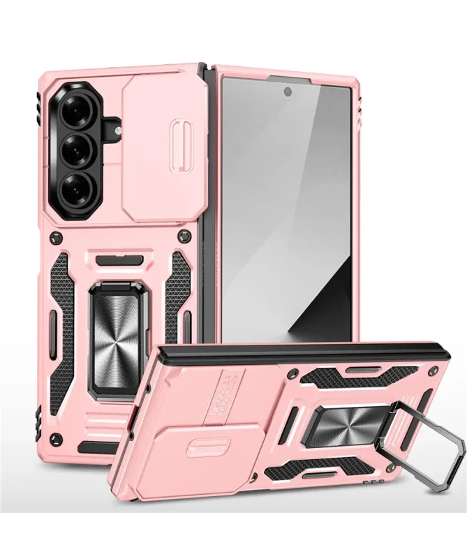 Coque Samsung Galaxy Z Fold 7 ARMOR avec support et cache caméra