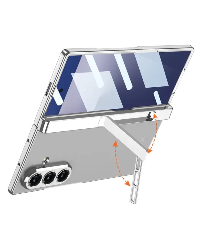 Coque Samsung Galaxy Z Fold 7 Transparente avec Support