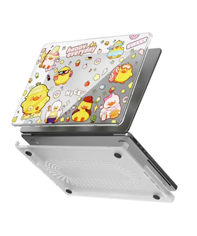Coque MacBook Pro 14 (2024)/(2023)/(2021) Transparente Canards