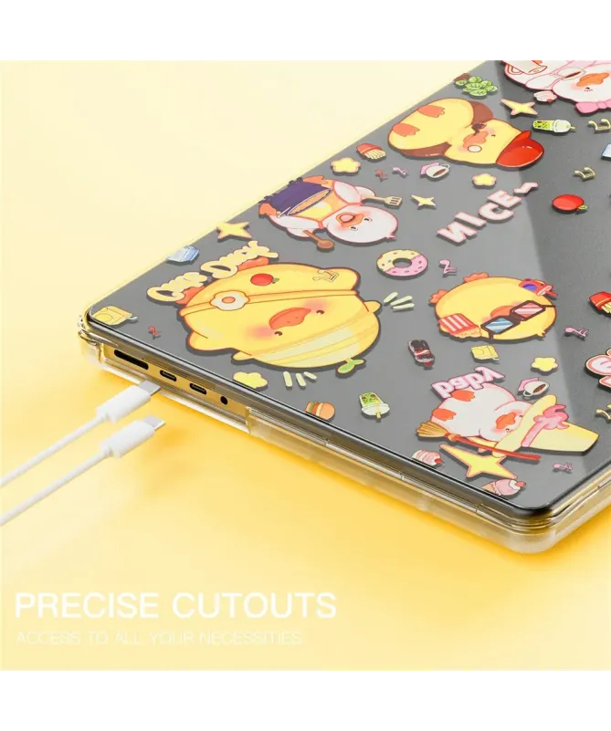 Coque MacBook Pro 14 (2024)/(2023)/(2021) Transparente Canards