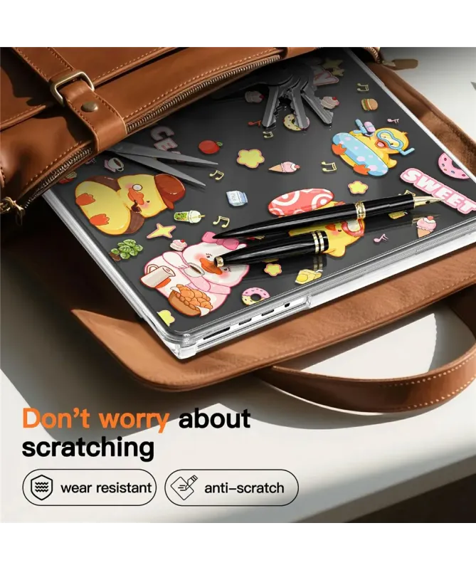 Coque MacBook Pro 14 (2024)/(2023)/(2021) Transparente Canards