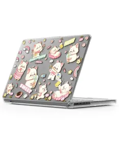 Coque MacBook Pro 14 (2024)/(2023)/(2021) Transparente Chiens Mignons