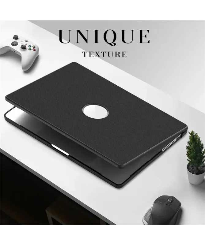 Coque MacBook Pro 16 pouces (2024)/(2023)/(2021) Rigide Effet Tissu
