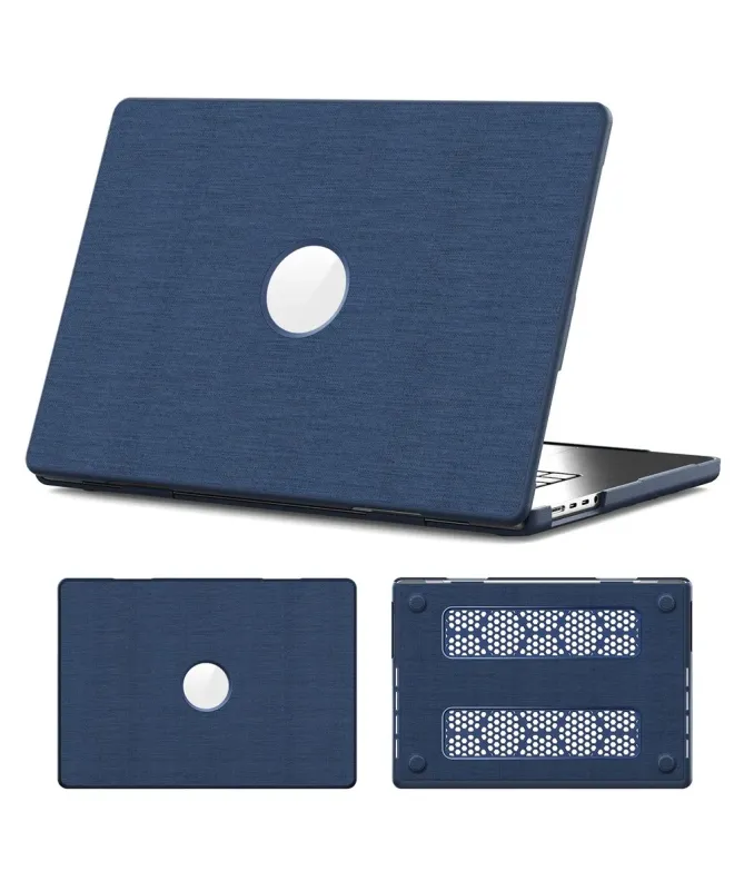 Coque MacBook Pro 16 pouces (2024)/(2023)/(2021) Rigide Effet Tissu