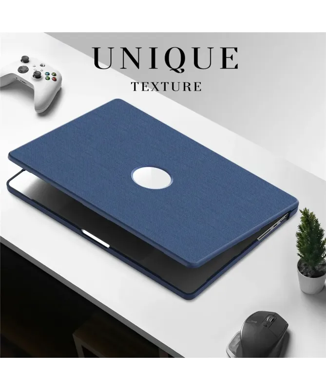 Coque MacBook Pro 16 pouces (2024)/(2023)/(2021) Rigide Effet Tissu
