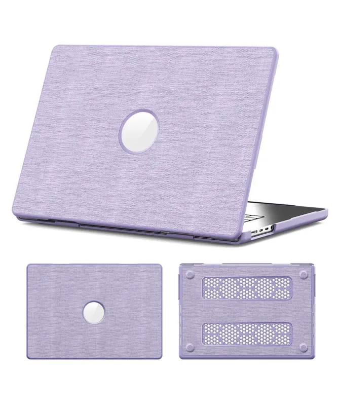 Coque MacBook Pro 16 pouces (2024)/(2023)/(2021) Rigide Effet Tissu
