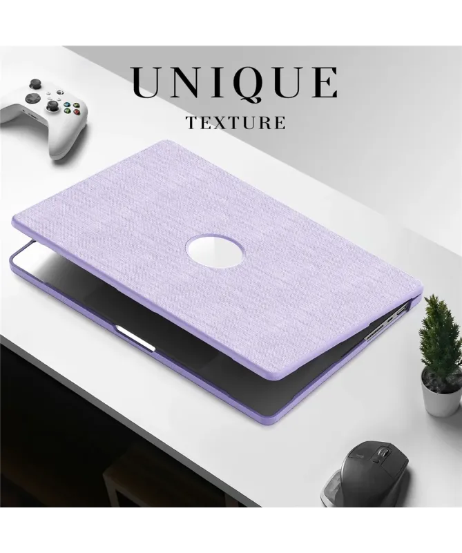 Coque MacBook Pro 16 pouces (2024)/(2023)/(2021) Rigide Effet Tissu