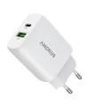 Chargeur Rapide Mural 30W GaN Double Port USB-C et USB-A