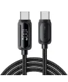 Câble USB-C vers USB-C 100W PD 2m avec Affichage Digital