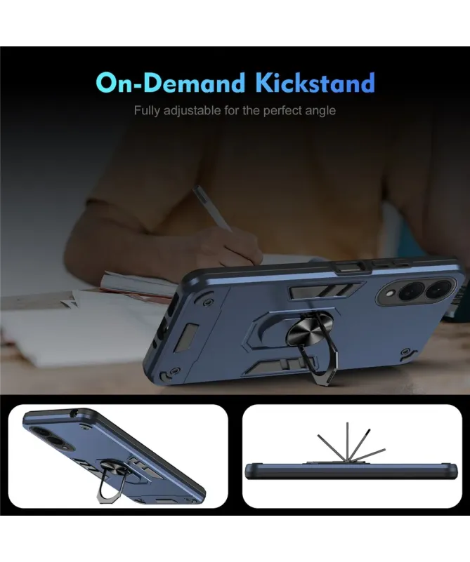 Coque Samsung Galaxy S25 Edge Robuste avec Anneau Multifonction