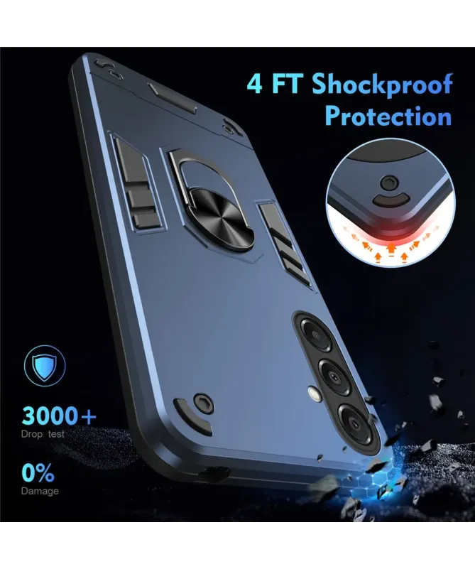 Coque Samsung Galaxy A17 5G Robuste avec Anneau Multifonction