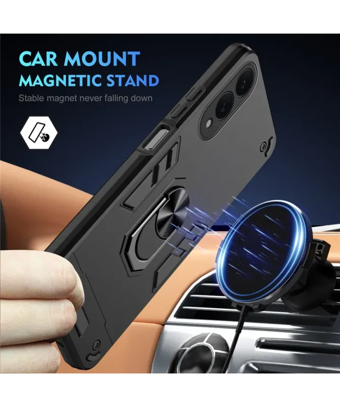 Coque Samsung Galaxy S25 Edge Robuste avec Anneau Multifonction