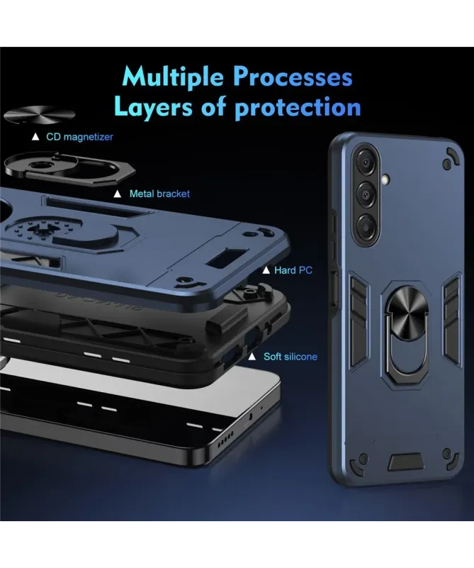 Coque Samsung Galaxy A17 5G Robuste avec Anneau Multifonction