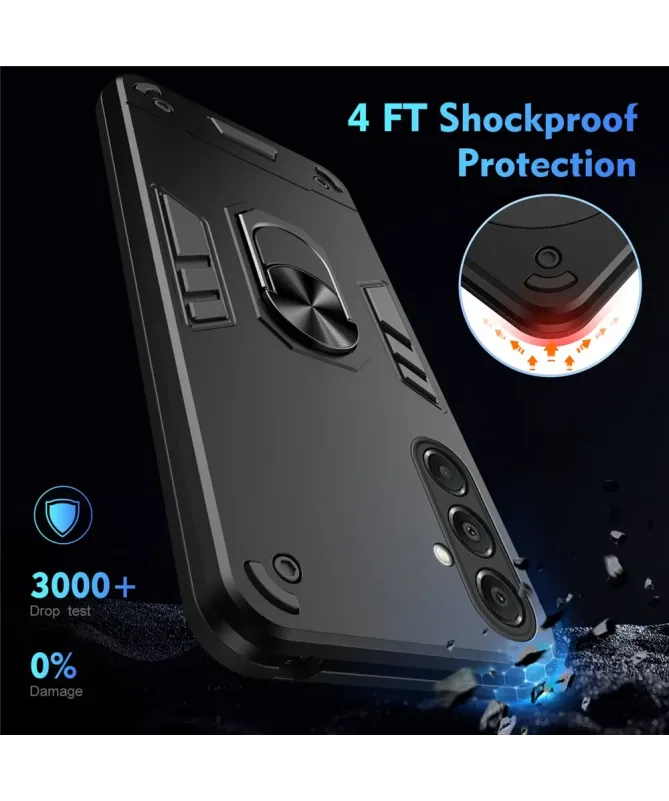 Coque Samsung Galaxy A17 5G Robuste avec Anneau Multifonction