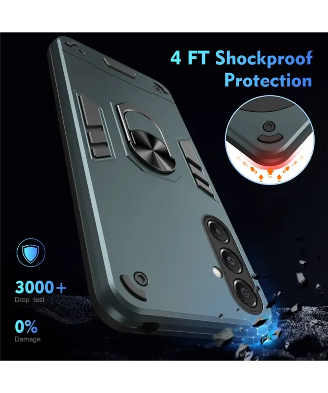 Coque Samsung Galaxy A17 5G Robuste avec Anneau Multifonction