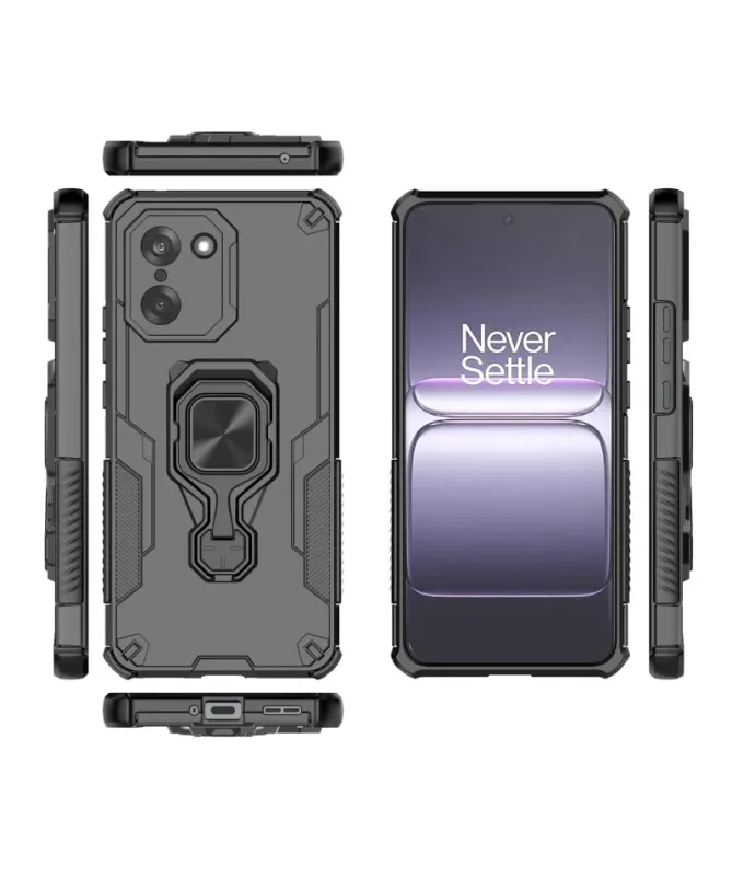 Coque OnePlus Nord CE5 Anti-choc avec Anneau Support et Verre Trempé