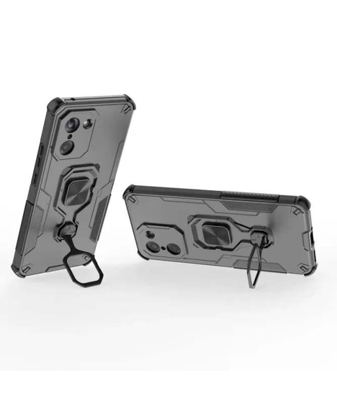 Coque OnePlus Nord CE5 Anti-choc avec Anneau Support et Verre Trempé