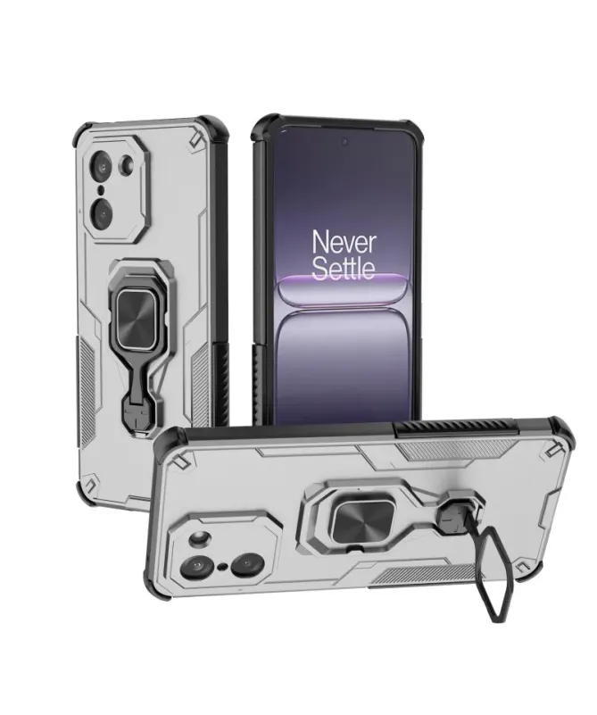 Coque OnePlus Nord CE5 Anti-choc avec Anneau Support et Verre Trempé