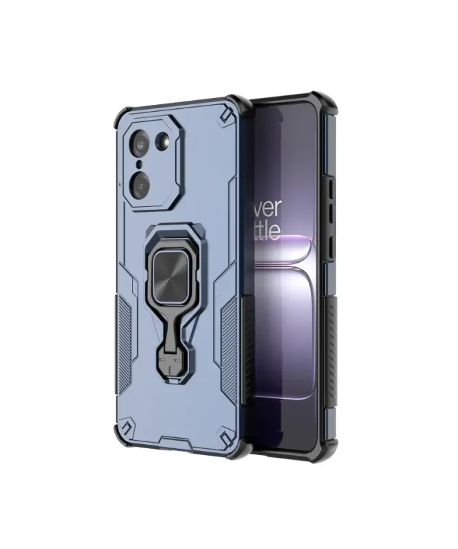 Coque OnePlus Nord CE5 Anti-choc avec Anneau Support et Verre Trempé