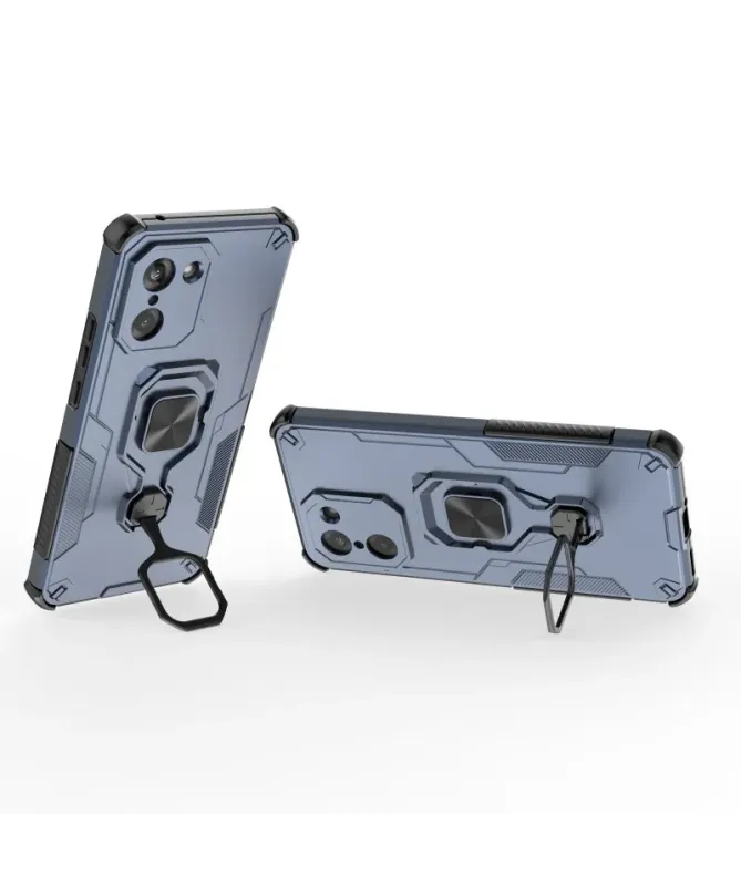 Coque OnePlus Nord CE5 Anti-choc avec Anneau Support et Verre Trempé
