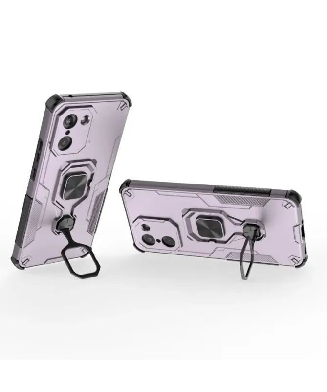 Coque OnePlus Nord CE5 Anti-choc avec Anneau Support et Verre Trempé