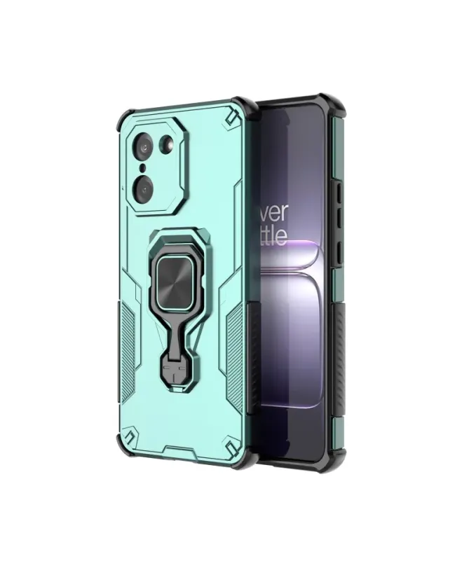 Coque OnePlus Nord CE5 Anti-choc avec Anneau Support et Verre Trempé