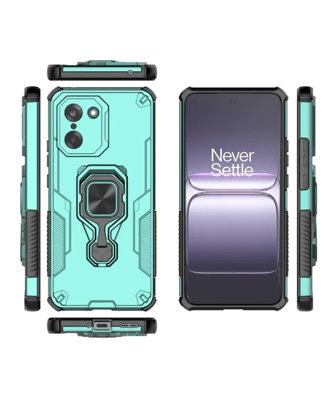 Coque OnePlus Nord CE5 Anti-choc avec Anneau Support et Verre Trempé