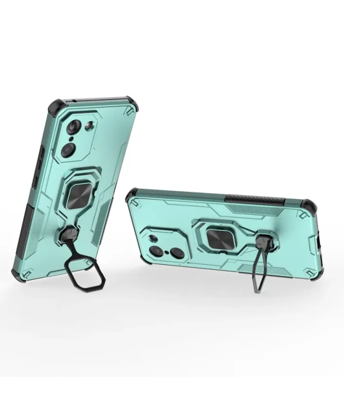 Coque OnePlus Nord CE5 Anti-choc avec Anneau Support et Verre Trempé