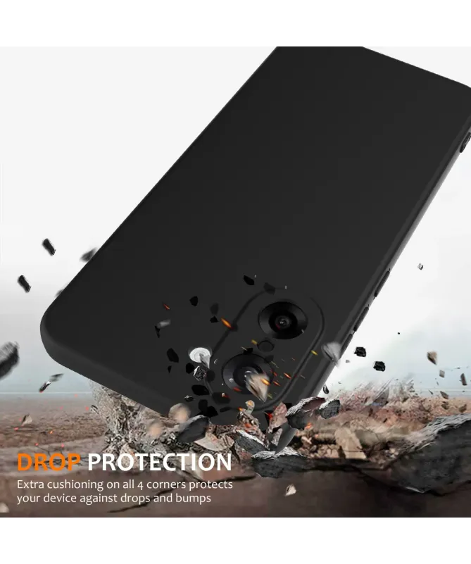 Coque OnePlus Nord CE5 en Silicone Liquide Magnétique avec Lanière