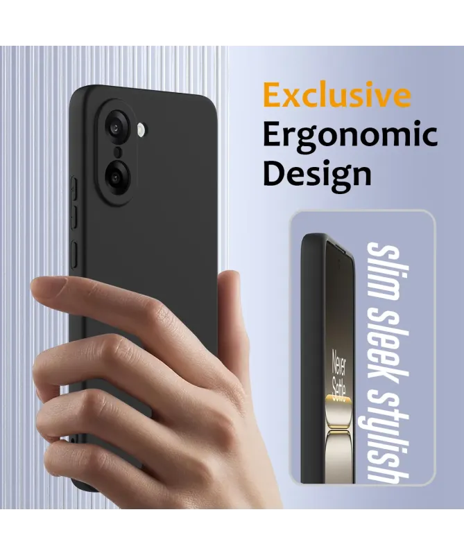 Coque OnePlus Nord CE5 en Silicone Liquide Magnétique avec Lanière