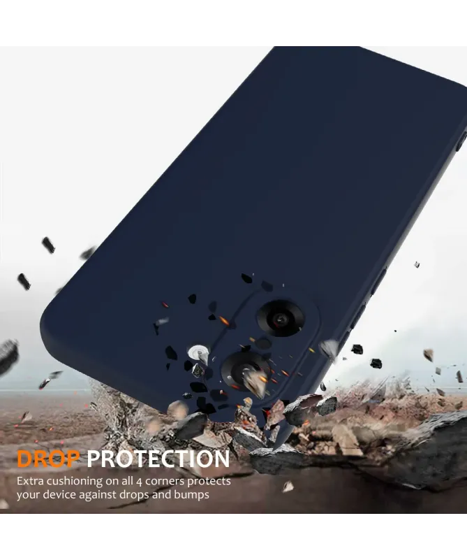 Coque OnePlus Nord CE5 en Silicone Liquide Magnétique avec Lanière