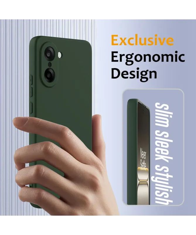 Coque OnePlus Nord CE5 en Silicone Liquide Magnétique avec Lanière