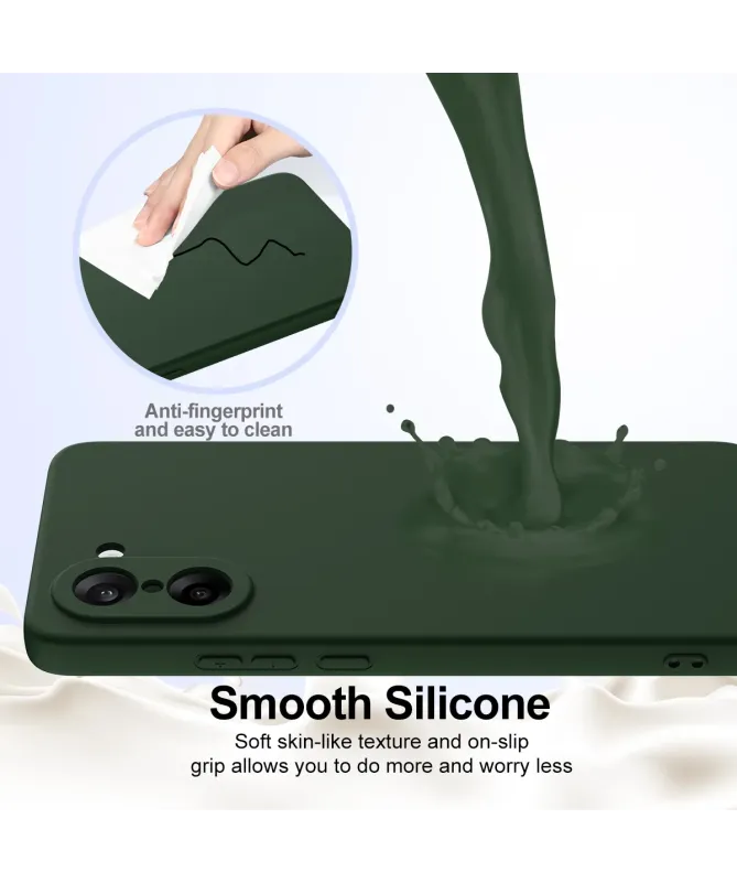 Coque OnePlus Nord CE5 en Silicone Liquide Magnétique avec Lanière
