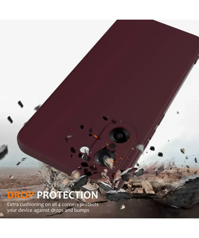 Coque OnePlus Nord CE5 en Silicone Liquide Magnétique avec Lanière